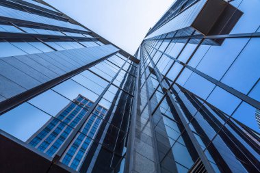 Mimari, Modern İnşaat Cam Cephesi İş Arkaplanı 'nı ayrıntılarıyla anlatıyor