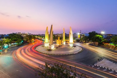 Alacakaranlık zaman demokrasi Anıtı, Bangkok, Tayland