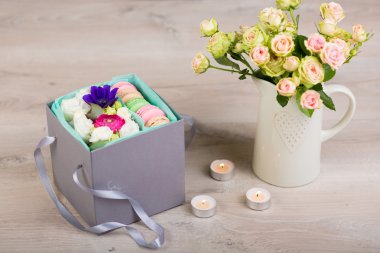 Kahve ve macaron tanımlama bilgisi