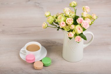 Kahve ve macaron tanımlama bilgisi