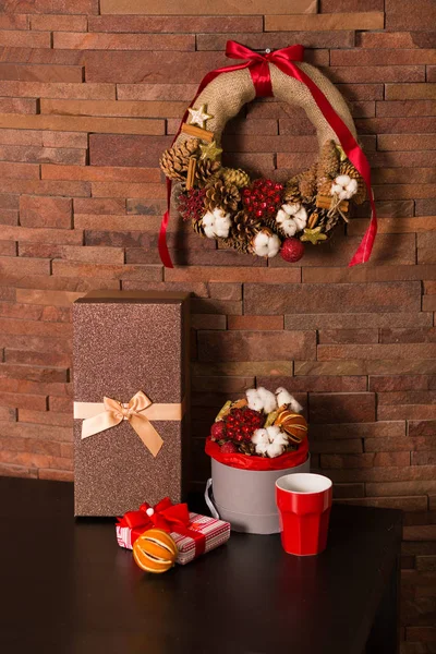 Hermosa decoración de Navidad —  Fotos de Stock