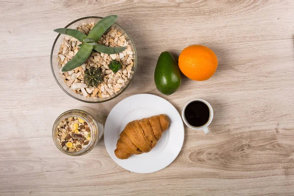 Desayuno nutritivo saludable —  Fotos de Stock
