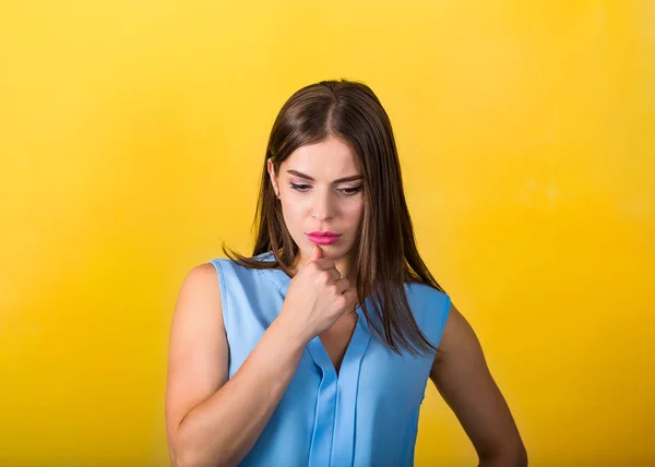 Mujer bastante emocional — Foto de Stock