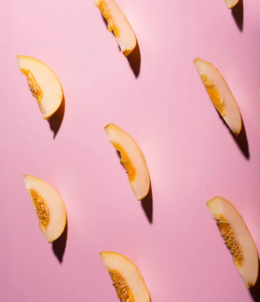 Fatias de melão — Fotografia de Stock