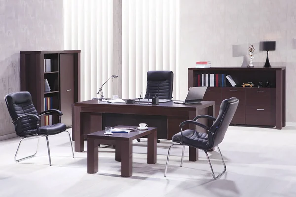 Mobiliario de oficina para gerente —  Fotos de Stock