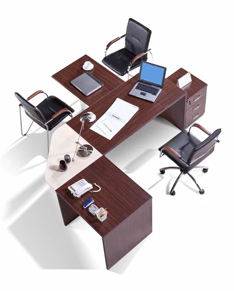 Ofis mobilyası için Yöneticisi Üstten Görünüm 