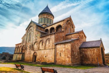 Mtsheta, Gürcistan'daki Svetitskhoveli Ortodoks katedrali