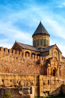 Mtsheta, Gürcistan'daki Svetitskhoveli Ortodoks katedrali