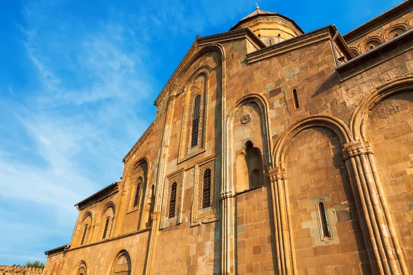 Mtskheta, Grúzia Svetitskhoveli ortodox templom — Stock Fotó