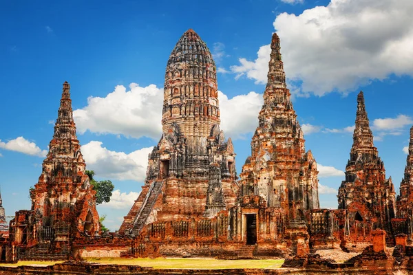 Tempio di Wat Phra Ram nel Parco Storico di Ayutthaya, Thailandia — Foto Stock