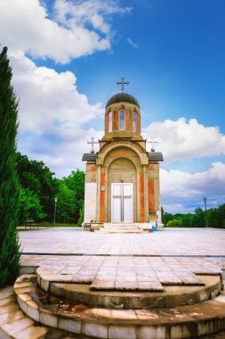 Kilise, yeni Şehitler, Kragujevac, bulur Memorial museum ve park 