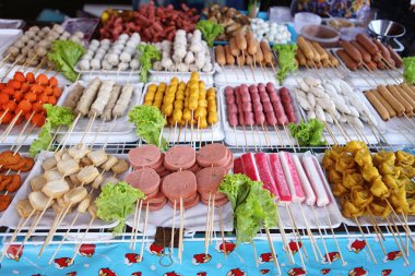 Fried gıda ile sopa, Tay tarzında gıda, Tayland sokak gıda, Bangkok