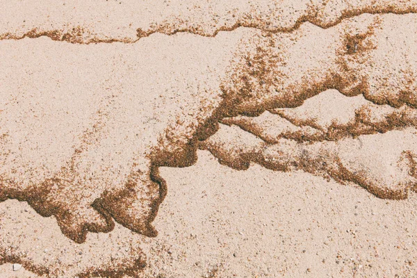 Rippled sand texture on beach — Stock Photo, Image