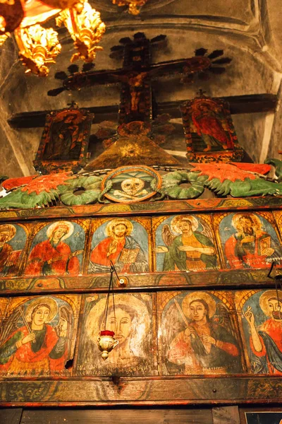 Borac, Serbia - 15 lipca 2016: Wnętrze twierdzy Borac i cerkwi św. Archanioła Gavrilo — Zdjęcie stockowe