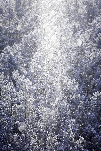 Ufuk kış arka plan