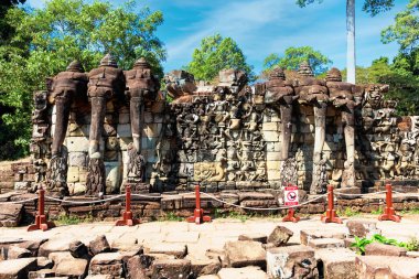 Fil Teras, Angkor Thom, Cambodia, Siem Reap filleri alay