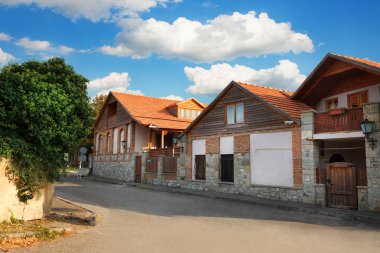 Mtsheta eski sokakta. Gürcistan