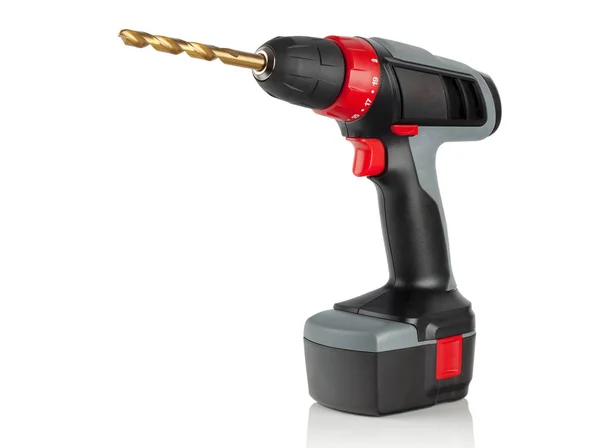 Cordless drill dan drill bit — Stok Foto