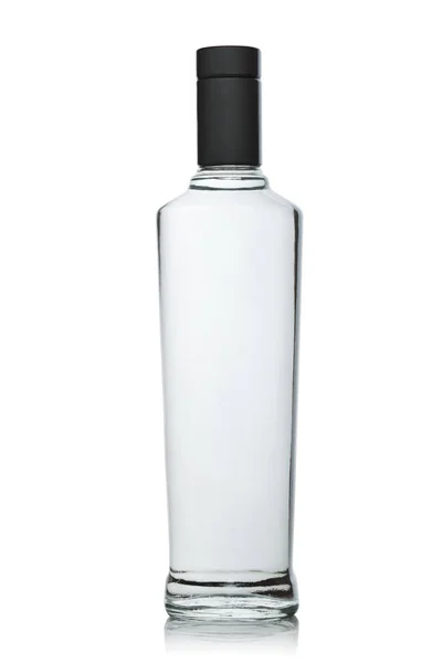 Tam bir şişe votka — Stok fotoğraf