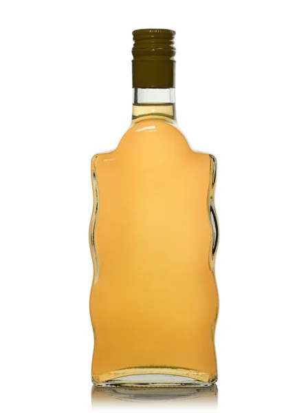 Garrafa de licor de limão — Fotografia de Stock