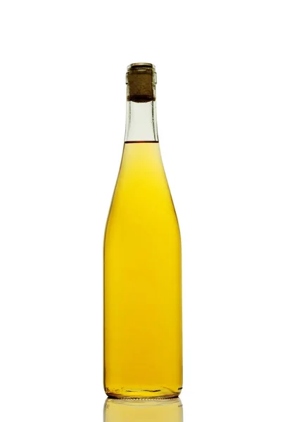 Flasche Weißwein — Stockfoto