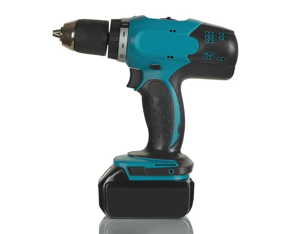 Battery drill screwdriver — Stock Photo, Image