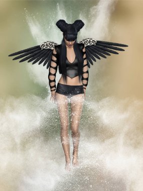 Fantezi manzara 3d render