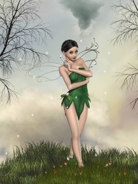 Fantezi manzara 3d render