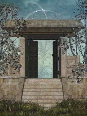 Fantezi manzara 3d render