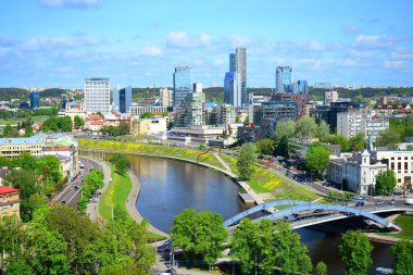 Şafak kaleden yeni Vilnius görüntülemek