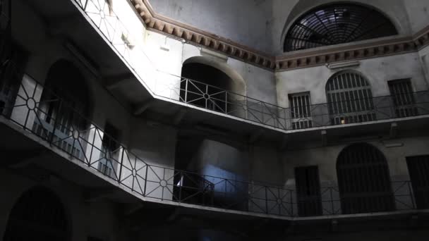 Le Nuove, the old prison of Turin — Stock Video