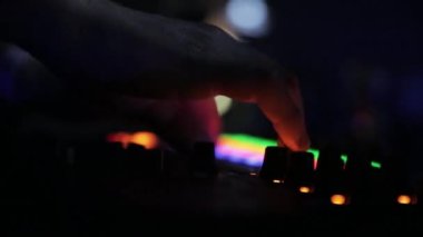 ışık denetleyicisi-disko üzerinde el