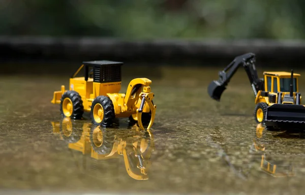 Bir çatal göl yapım aşamasında bir batık şehir.