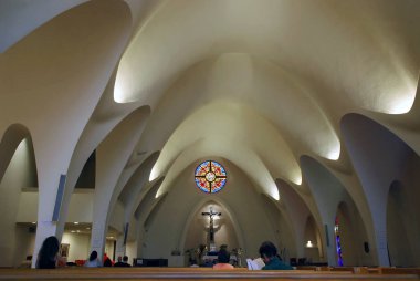 Washington, D.C.Usa - 05 Ağustos 2012: Washington DC Sveti Stefan şehit Katolik Kilisesi iç