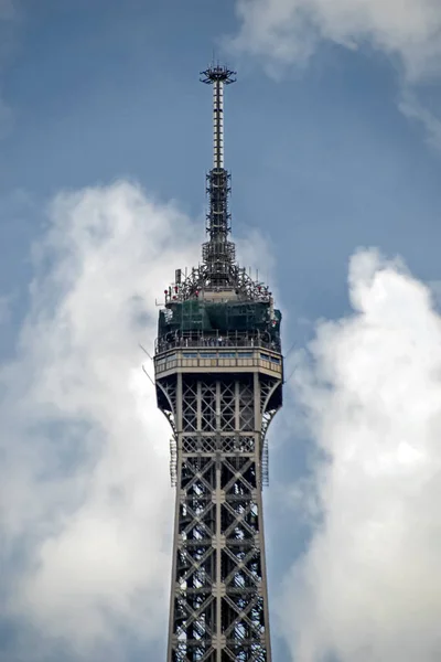 Top of the Eiffel Tower. Tour Eiffel. Paris, France