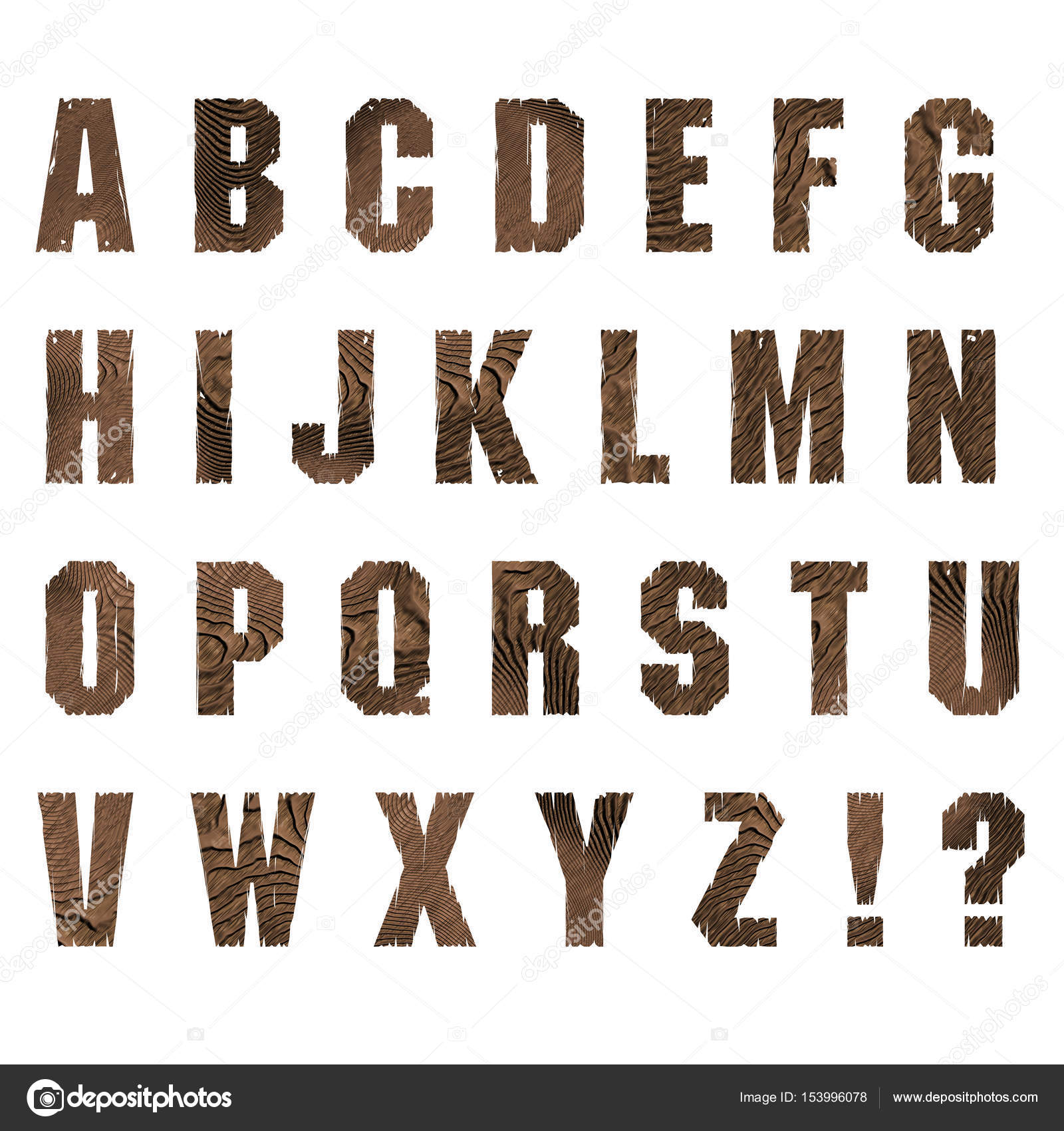 lettre alphabet original