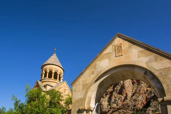 SuRB Astvatsatsin kyrka (heliga Guds moder) av Noravank kloster, 13-talet, Vajots Dzor, Armenien — Stockfoto