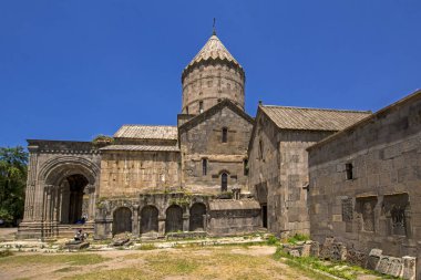 Ortaçağ Tatev manastır, Ermenistan, IX yüzyılda, büyük bina hakkında kilise st. Poghos ve Petros var. Manastır kaydedelim river canyon biri