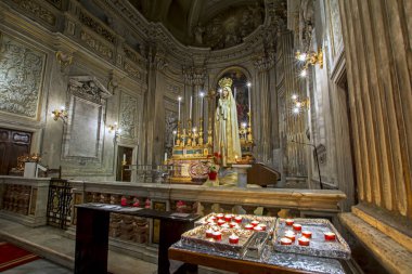 Roma. İtalya - 18 Kasım, 2016: kilise Saint Vincent ve Trevi (Santi Vincenzo e Anastasio bir Trevi Anastasius iç)