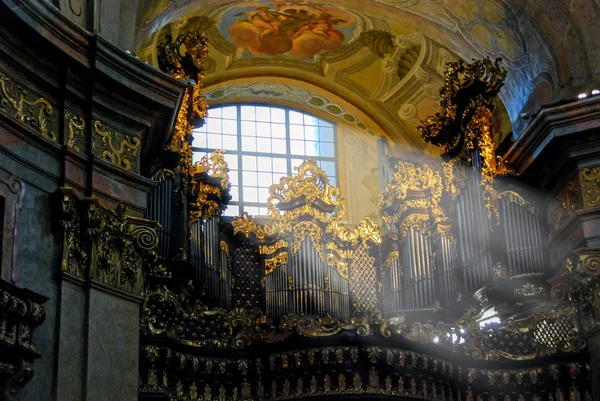 Viena Austria Octubre 2007 Interior Iglesia Católica San Pedro Con — Foto de Stock