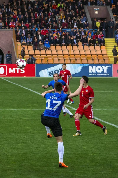 Yerevan Vazgen Sarkisyan Sonra Hanrapetakan Stadyumu Ermenistan Mart 2018 Futbol — Stok fotoğraf