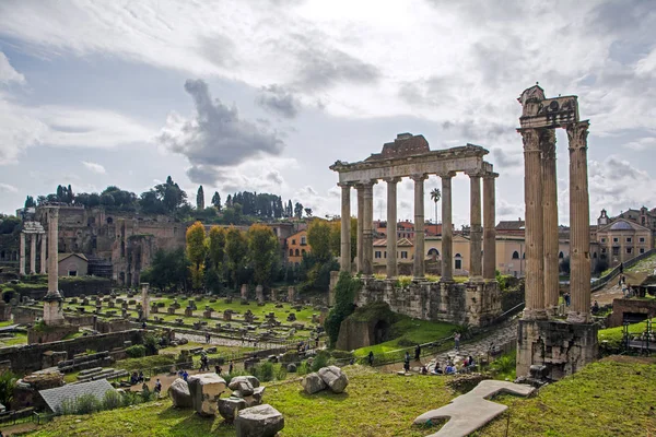 Рим Италия Ноября 2016 Года Римский Форум Foro Romano Риме — стоковое фото