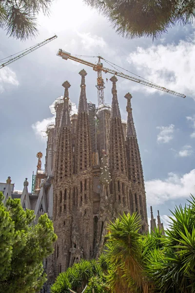 Sagrada Familia Una Iglesia Católica Barcelona España Diseñada Por Arquitecto — Foto de Stock