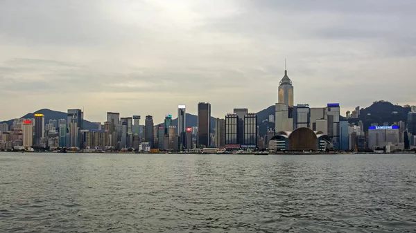 Hong Kong China February 2014 Panoramic View Skyline Hong Kong — Stock Photo, Image