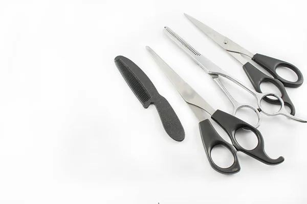 Scissors and comb. — Stock Photo, Image