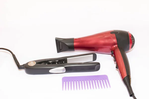 İzole saç aksesuarları.