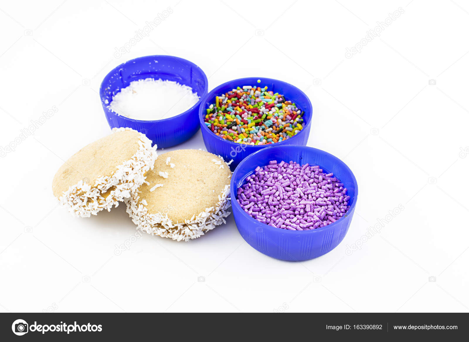 Fotografie Maizena Alfajores Di Maizena E Confetti Foto