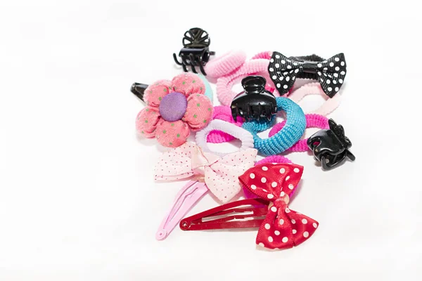 Saç aksesuarları. İzole.