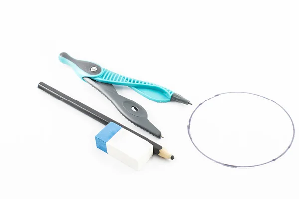 Okul malzemeleri. İzole. 