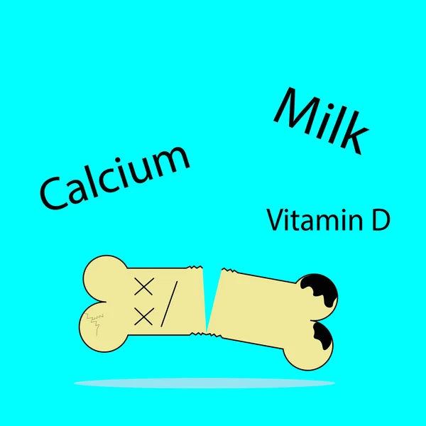 Ölü kemik. vektör